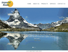Tablet Screenshot of imperialroads.com
